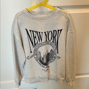 Zara Light Gray Sweatshirt